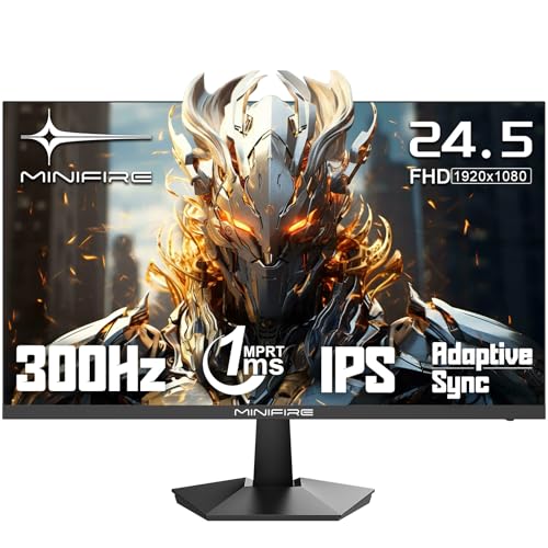 MFG25X1 pro MINIFIRE 24.5インチ 300Hzモニター Minifire 24.5 Inch 300Hz Gaming Monitor, Full HD 1080p Fast IPS